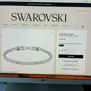 Authentic Swarovski Women’s Tennis Bracelet!